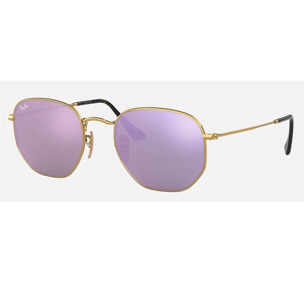 Purple hexagon raybans